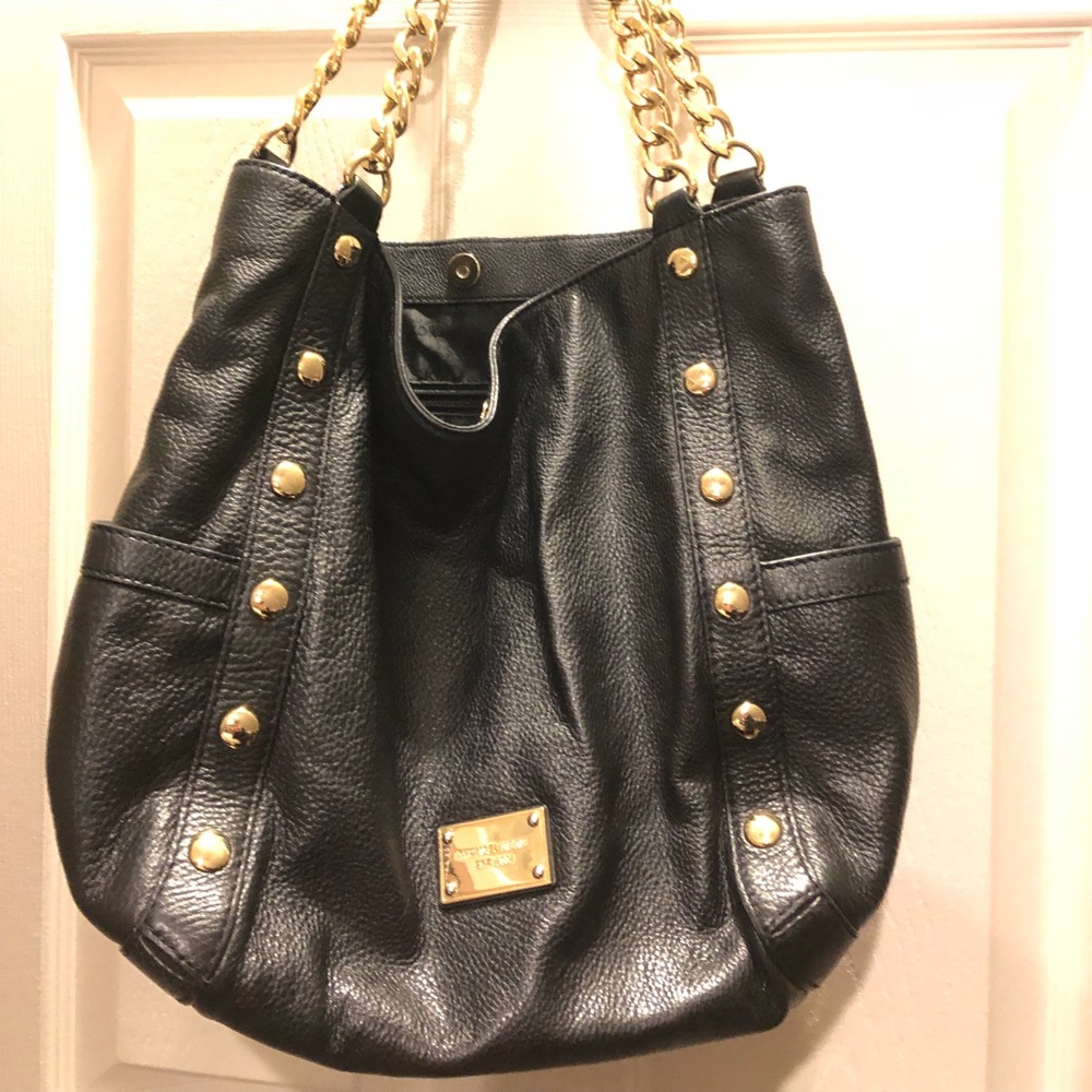 Michael Kors Black Leather Purse - Picture 2 of 3